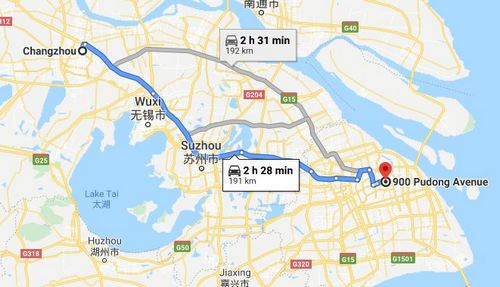 Changzhou to the Embassy of Vietnam in Shanghai